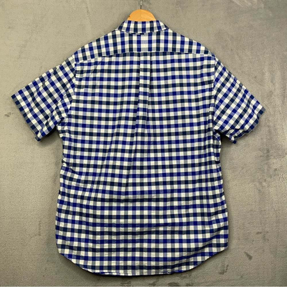 Ralph Lauren Casual Blue Checkered Gingham Button Down Shirt. Size XL. - Picture 2 of 6